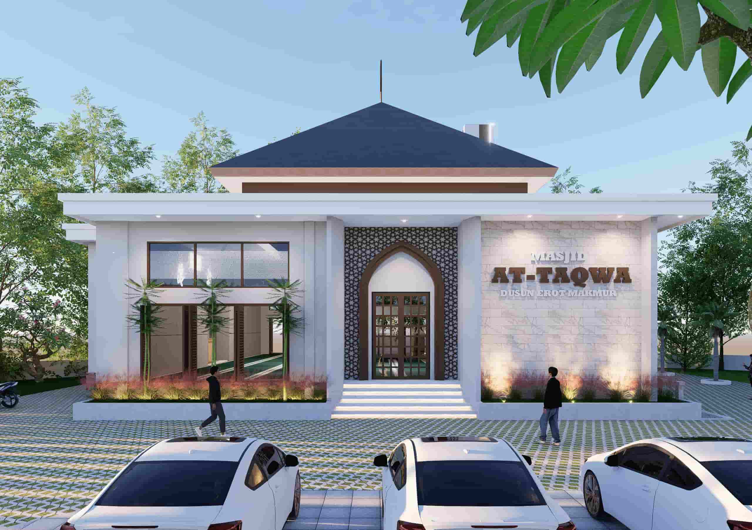 Desain Masjid Minimalis oleh Darawa Studio